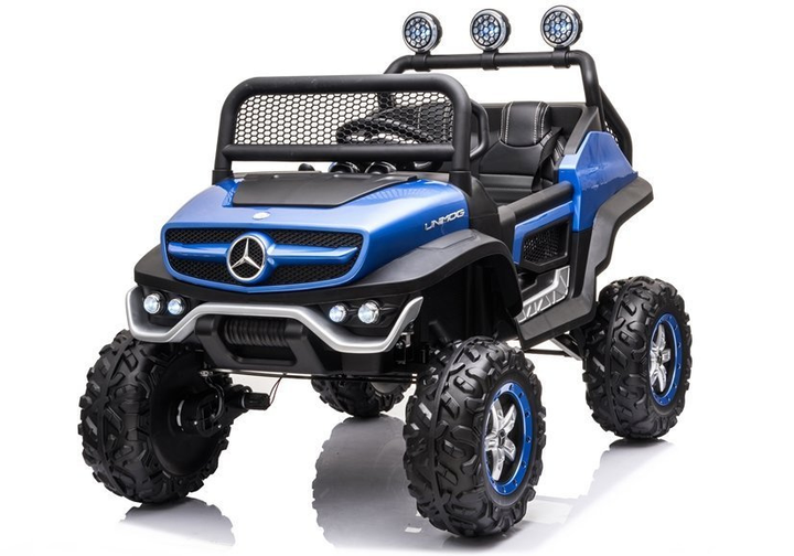 Електромобіль для дітей Lean Toys Mercedes Unimog S лакований Синій (5908275996149) - зображення 3