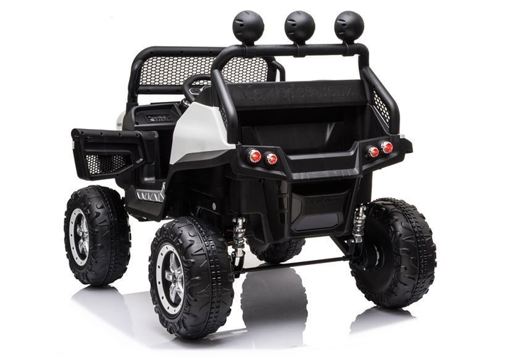 Електромобіль для дітей Lean Toys Mercedes Unimog S Білий (5908275996101) - зображення 10