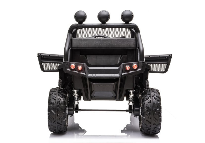 Електромобіль для дітей Lean Toys Mercedes Unimog S лакований Чорний (5908275996132) - зображення 6