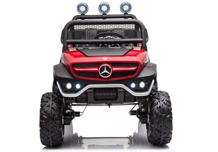 Samochód elektryczny dla dzieci Lean Toys Mercedes Unimog S lakierowany Czerwony (5908275996125) - obraz 7