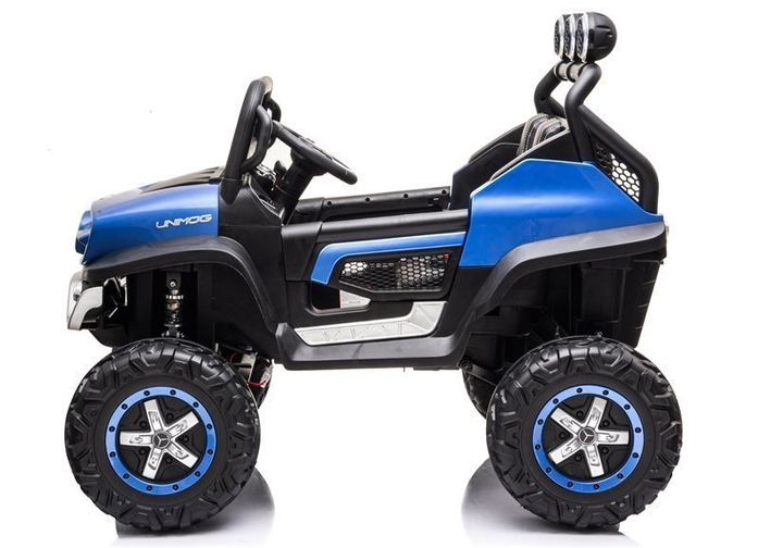 Електромобіль для дітей Lean Toys Mercedes Unimog S лакований Синій (5908275996149) - зображення 7