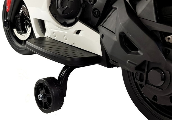 Motocykl elektryczny dla dzieci Lean Toys TR1603 Biały (5908275993247) - obraz 8