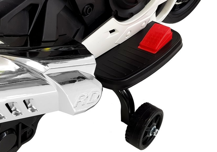 Motocykl elektryczny dla dzieci Lean Toys TR1603 Biały (5908275993247) - obraz 16