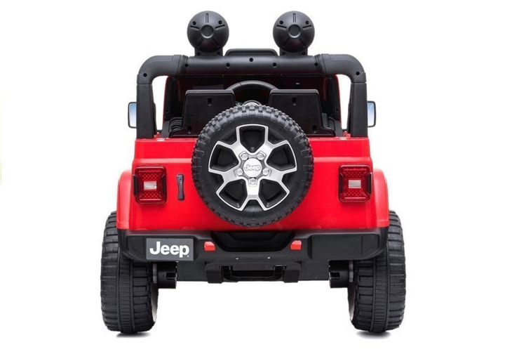 Samochód elektryczny dla dzieci Lean Toys Jeep Wrangler Rubicon 4x4 Czerwony (5908275996712) - obraz 3