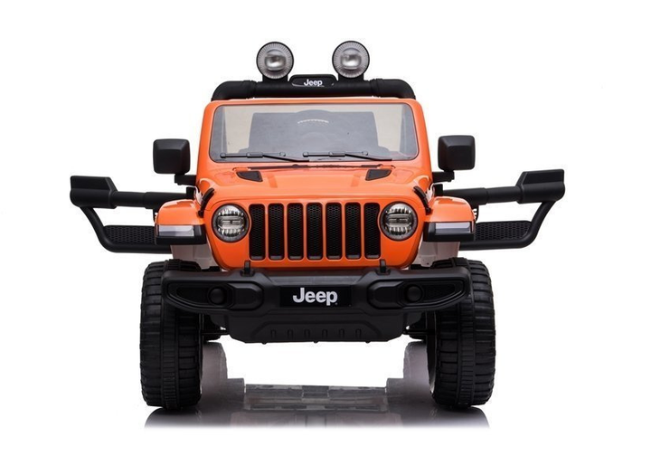 Samochód elektryczny dla dzieci Lean Toys Jeep Wrangler Rubicon 4x4 Pomarańczowy (5908275996743) - obraz 6