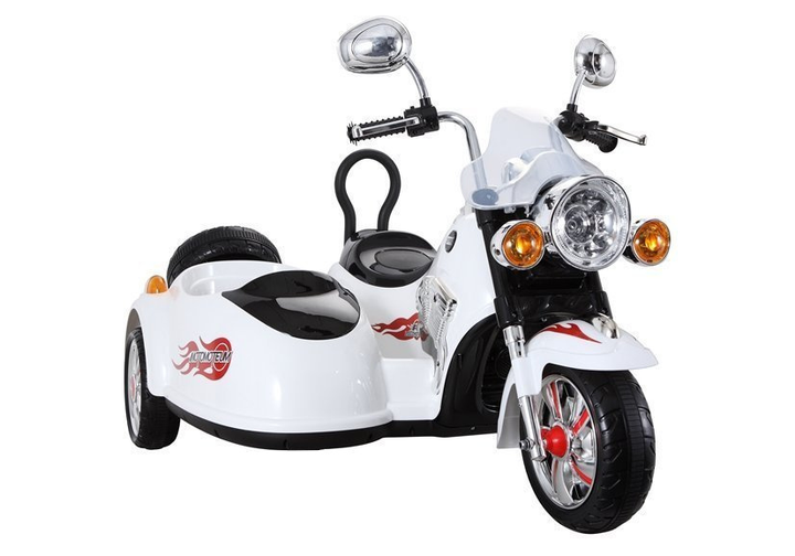Електромотоцикл для дітей Lean Toys SX138 Білий (5908275994008) - зображення 9