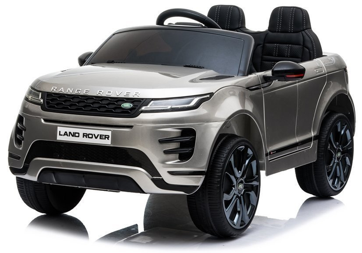 Електромобіль для дітей Lean Toys Range Rover Evoque лакований Сріблястий (5908275995715) - зображення 2