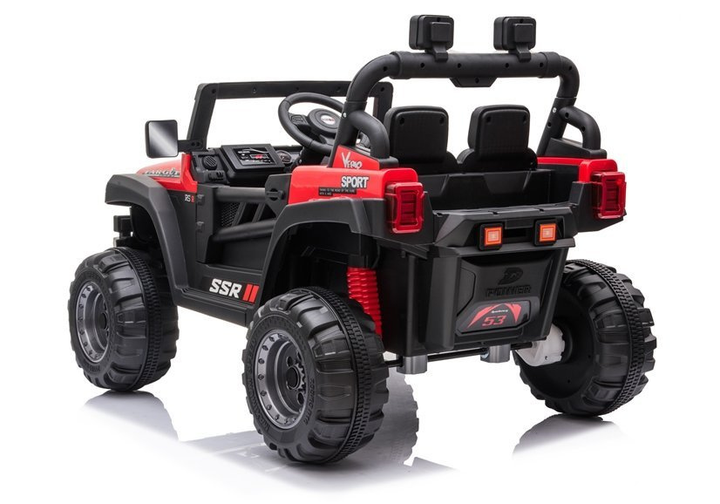 Електромобіль для дітей Lean Toys BBH-016 Червоний (5903802450392) - зображення 7