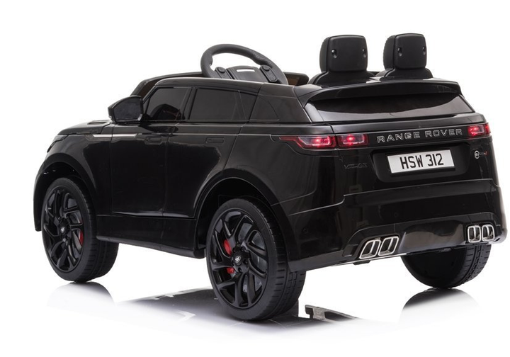 Samochód elektryczny dla dzieci Lean Toys Range Rover lakierowany Czarny (5903802453515) - obraz 2