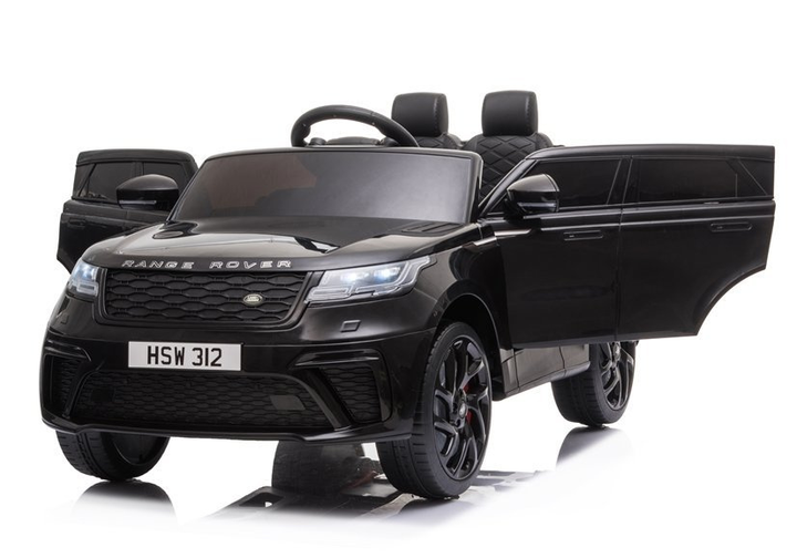 Samochód elektryczny dla dzieci Lean Toys Range Rover lakierowany Czarny (5903802453515) - obraz 4