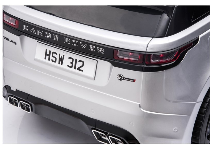 Samochód elektryczny dla dzieci Lean Toys Range Rover lakierowany Srebrny (5903802453546) - obraz 14