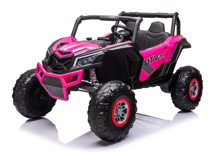 Samochód elektryczny dla dzieci Lean Toys Buggy UTV-MX Różowy (5903802453584) - obraz 9