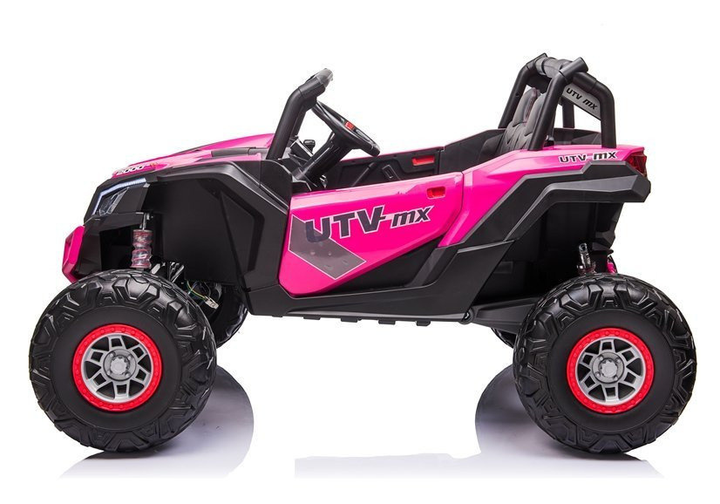 Samochód elektryczny dla dzieci Lean Toys Buggy UTV-MX Różowy (5903802453584) - obraz 10