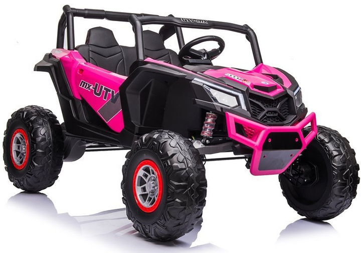 Samochód elektryczny dla dzieci Lean Toys Buggy UTV-MX Różowy (5903802453584) - obraz 16