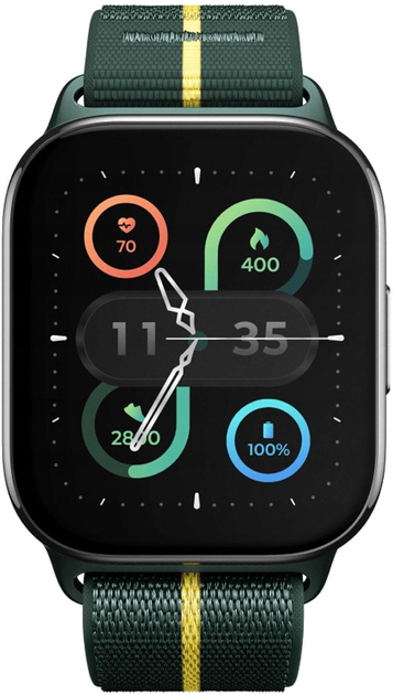 Smartwatch Motorola Moto Watch Fit 44mm Trekking Green (PG38C07182) - obraz 2