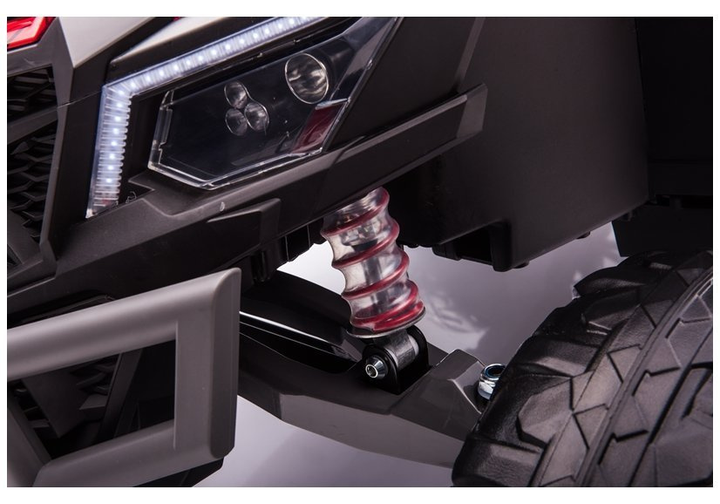 Електромобіль для дітей Lean Toys Buggy UTV-MX Spider MP4 лакований Червоний (5903802453676) - зображення 3