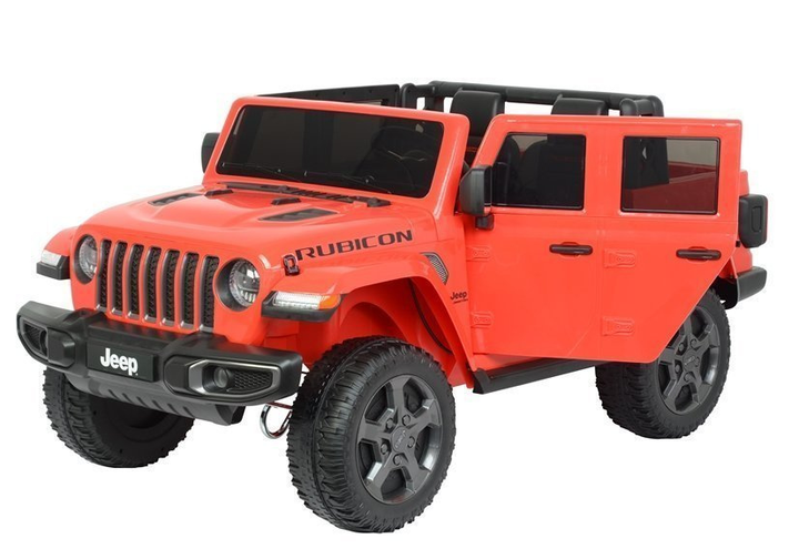 Samochód elektryczny dla dzieci Lean Toys Jeep Rubicon 6768R Czerwony (5903802454871) - obraz 4