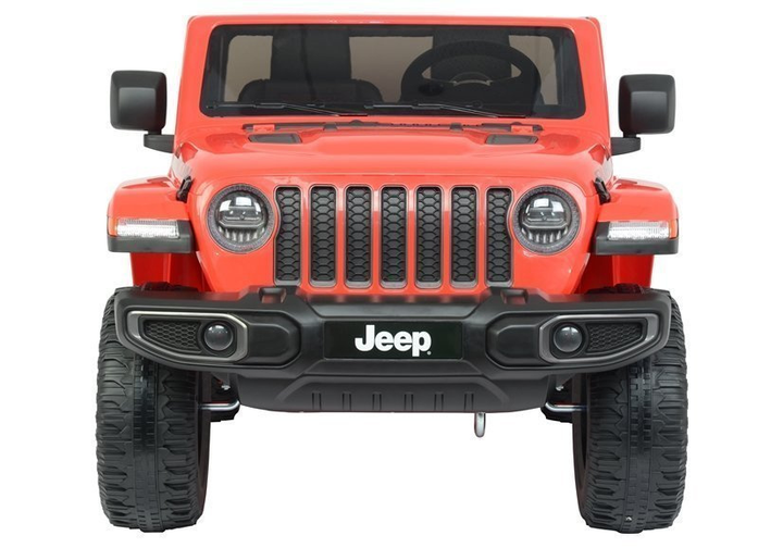 Samochód elektryczny dla dzieci Lean Toys Jeep Rubicon 6768R Czerwony (5903802454871) - obraz 6