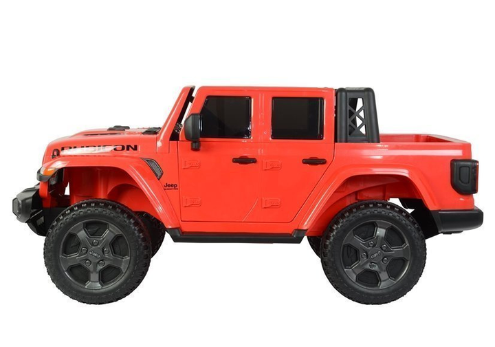 Samochód elektryczny dla dzieci Lean Toys Jeep Rubicon 6768R Czerwony (5903802454871) - obraz 11