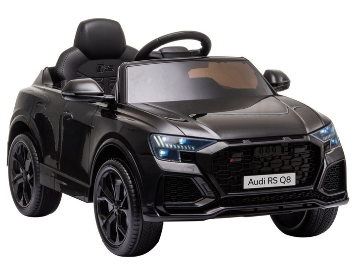 Samochód elektryczny dla dzieci Lean Toys Audi RS Q8 Czarny (5903802454949) - obraz 1