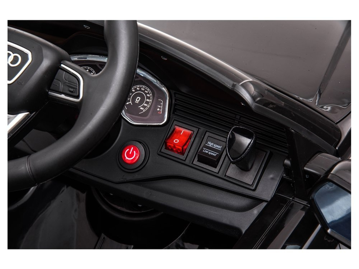 Samochód elektryczny dla dzieci Lean Toys Audi RS Q8 Czarny (5903802454949) - obraz 9