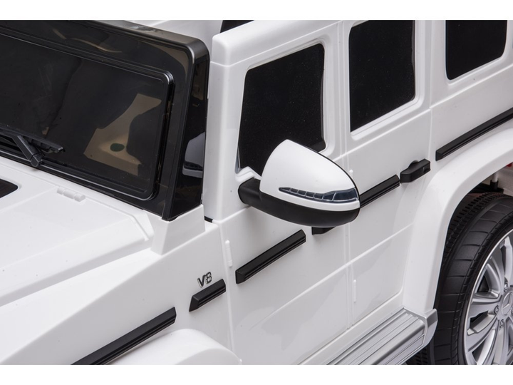 Електромобіль для дітей Lean Toys Mercedes G500 Білий (5903802455038) - зображення 2