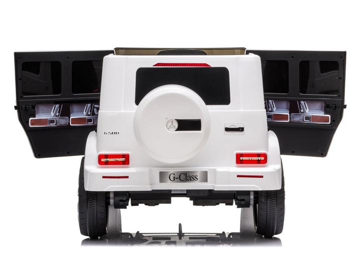 Електромобіль для дітей Lean Toys Mercedes G500 Білий (5903802455038) - зображення 16