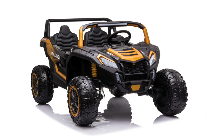 Електромобіль для дітей Lean Toys Buggy A032 Золотистий (5903802459678) - зображення 7