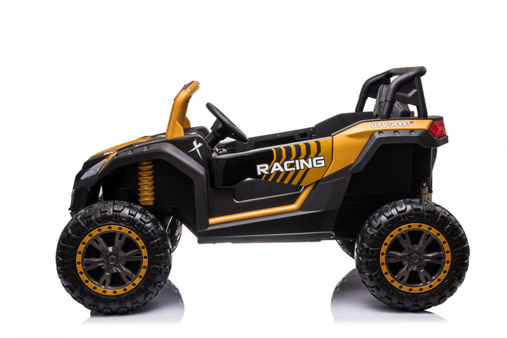 Електромобіль для дітей Lean Toys Buggy A032 Золотистий (5903802459678) - зображення 11