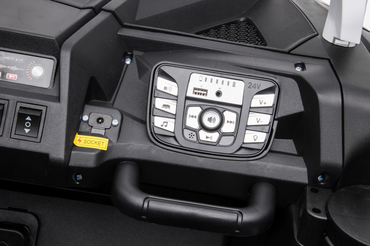 Samochód elektryczny dla dzieci Lean Toys Buggy Strong A032 Biały (5903802459685) - obraz 13