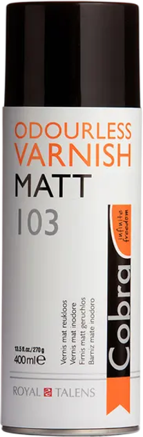Лак аерозольний Cobra Matt 103 400 мл (8712079314439) - зображення 1
