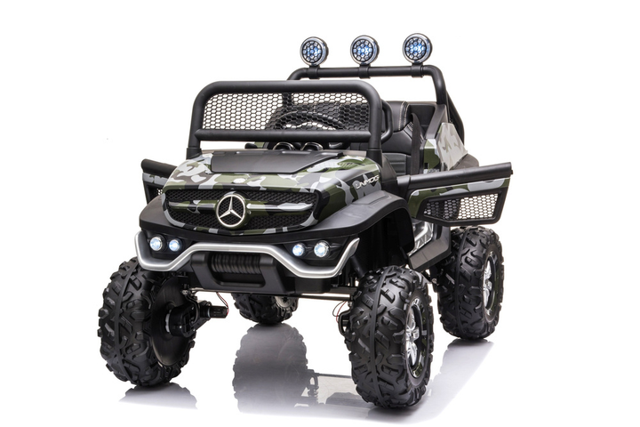 Samochód elektryczny dla dzieci Lean Toys Unimog S lakierowany Moro 9348 (5904204753746) - obraz 9