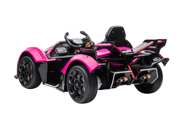 Samochód elektryczny dla dzieci Lean Toys Lamborghini GT HL528 Różowy (5904204755641) - obraz 9