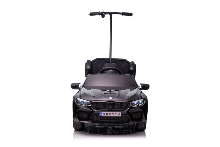 Samochód elektryczny dla dzieci Lean Toys BMW M5 SX2118 z platformą dla rodzica lakierowany Czarny (5904204755771) - obraz 3