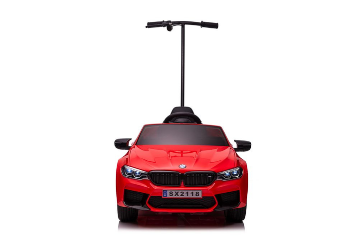Samochód elektryczny dla dzieci Lean Toys BMW M5 SX2118 z platformą dla rodzica lakierowany Czerwony (5904204755795) - obraz 6