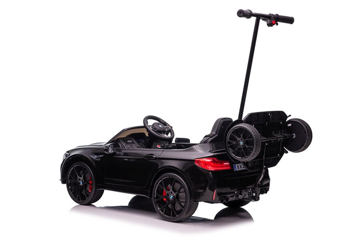 Samochód elektryczny dla dzieci Lean Toys BMW M5 SX2118 z platformą dla rodzica lakierowany Czarny (5904204755771) - obraz 13