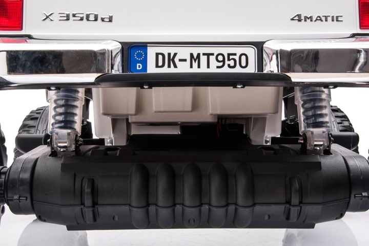 Samochód elektryczny dla dzieci Lean Toys Mercedes DK-MT950 4x4 Biały (5904204756891) - obraz 4