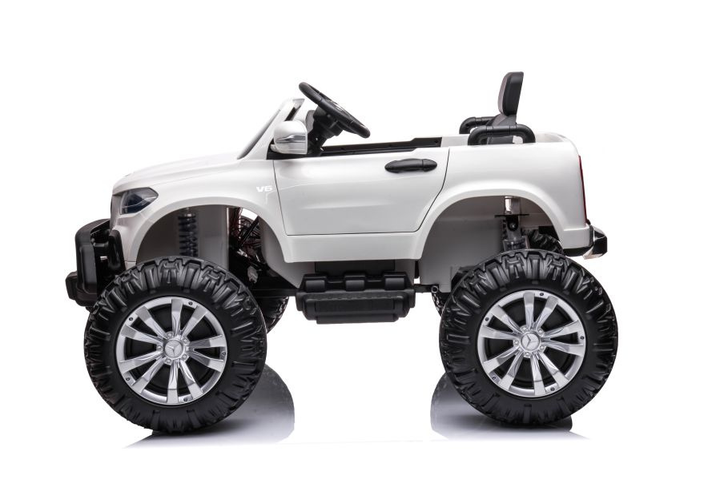 Samochód elektryczny dla dzieci Lean Toys Mercedes DK-MT950 4x4 Biały (5904204756891) - obraz 7