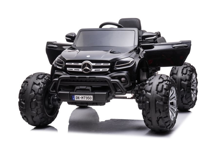 Samochód elektryczny dla dzieci Lean Toys Mercedes DK-MT950 4x4 Czarny (5904204756884) - obraz 14