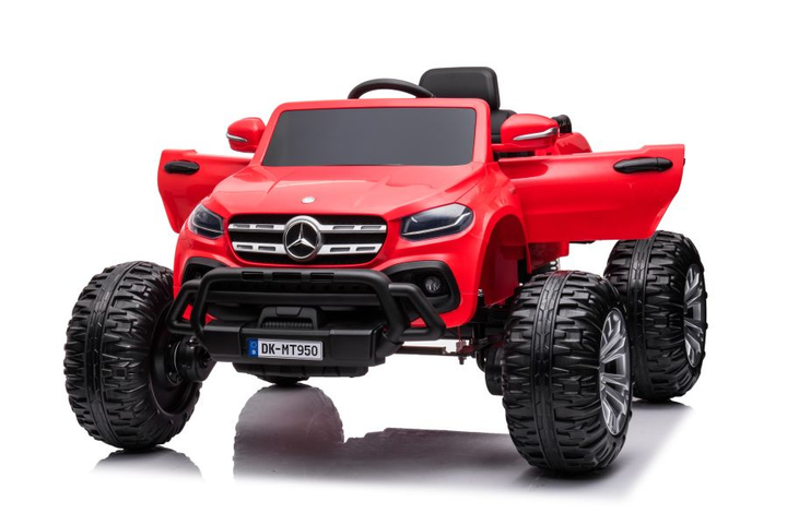 Samochód elektryczny dla dzieci Lean Toys Mercedes DK-MT950 4x4 Czerwony (5904204756907) - obraz 8