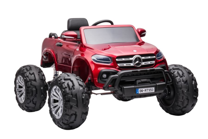 Samochód elektryczny dla dzieci Lean Toys Mercedes DK-MT950 4x4 lakierowany Czerwony (5904204756921) - obraz 1
