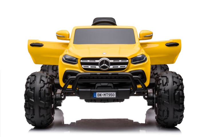 Електромобіль для дітей Lean Toys Mercedes DK-MT950 4x4 лакований Золотисто-жовтий (5904204756938) - зображення 13