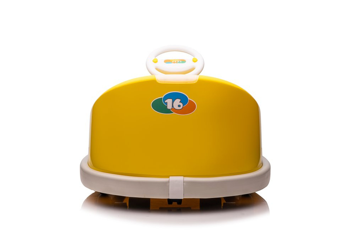 Карт на акумуляторі для дітей Lean Toys XMX621 Жовтий (5904204757065) - зображення 7