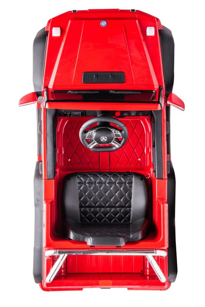 Електромобіль для дітей Lean Toys Mercedes Benz G63 6X6 Червоний (5904204757287) - зображення 4