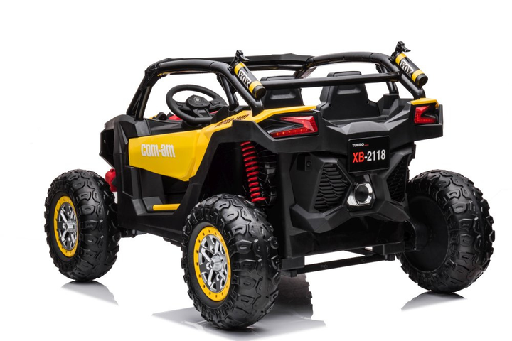 Електромобіль для дітей Lean Toys Buggy XB-2118 4x4 Золотистий (5904204757447) - зображення 4