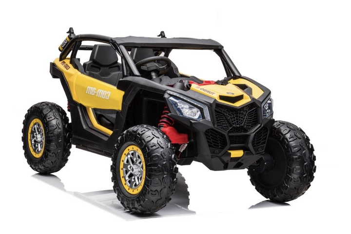 Електромобіль для дітей Lean Toys Buggy XB-2118 4x4 Золотистий (5904204757447) - зображення 7