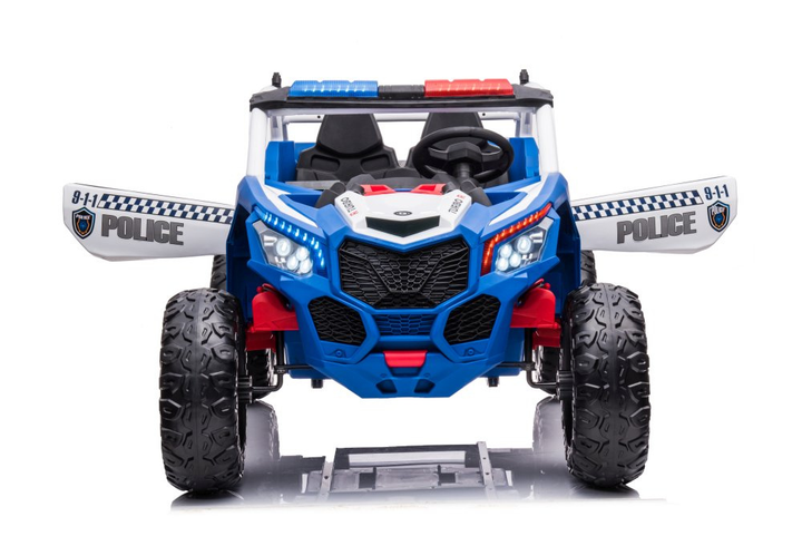 Samochód elektryczny dla dzieci Lean Toys Buggy XB-2118 4x4 Policyjne Niebieski (5904204757409) - obraz 11