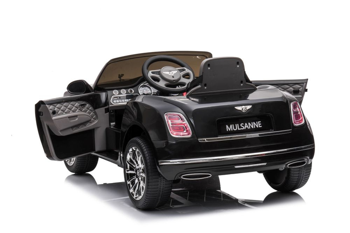 Електромобіль для дітей Lean Toys Bentley Mulsanne лакований Чорний (5904665993835) - зображення 5