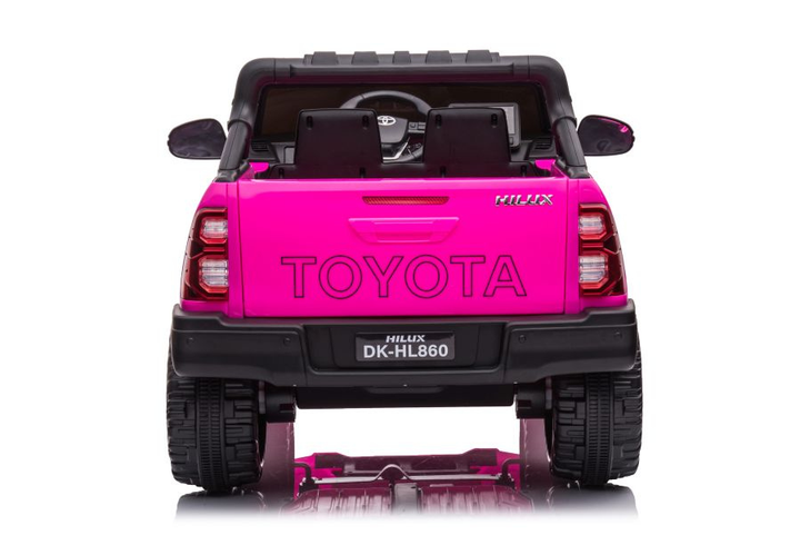 Samochód elektryczny dla dzieci Lean Toys Toyota Hilux DK-HL860 Różowy (5904665995730) - obraz 6