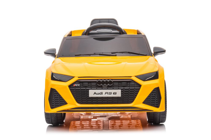 Електромобіль для дітей Lean Toys Audi RS6 BRD-2118 Жовтий (5904665995945) - зображення 1